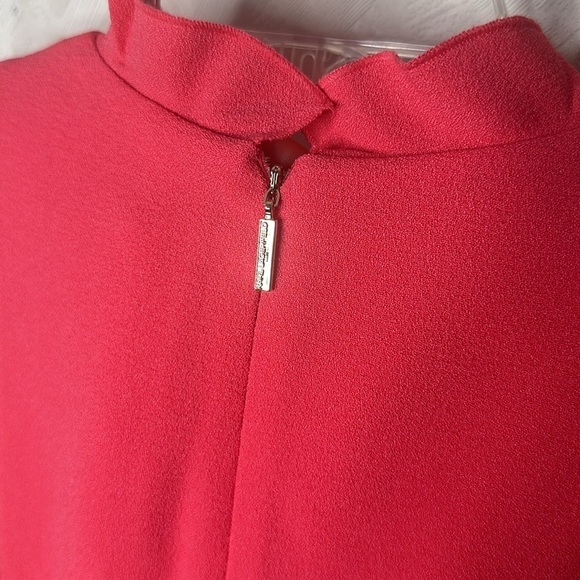 🆕 KARL LAGERFELD Paris Sleeveless Ruffle-Trim Dress size 2 - Picture 8 of 9